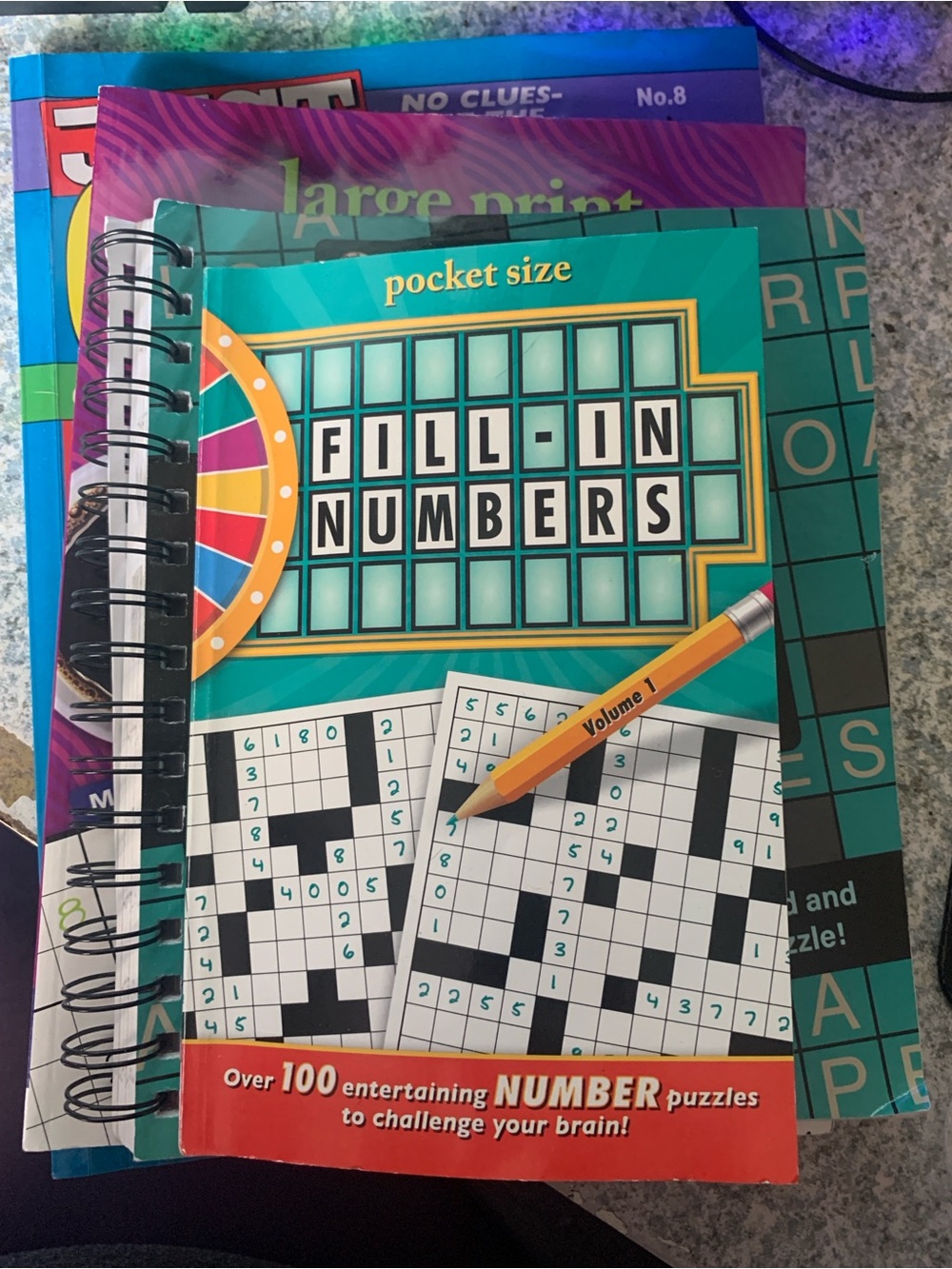 Lot of Adult Activity Books
